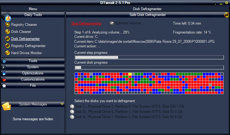 Hard Drives Defragmenter